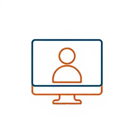 Screen showing an accessibility person symbol.