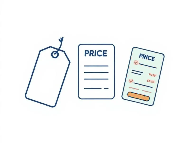 Illustration of pricing plan cards